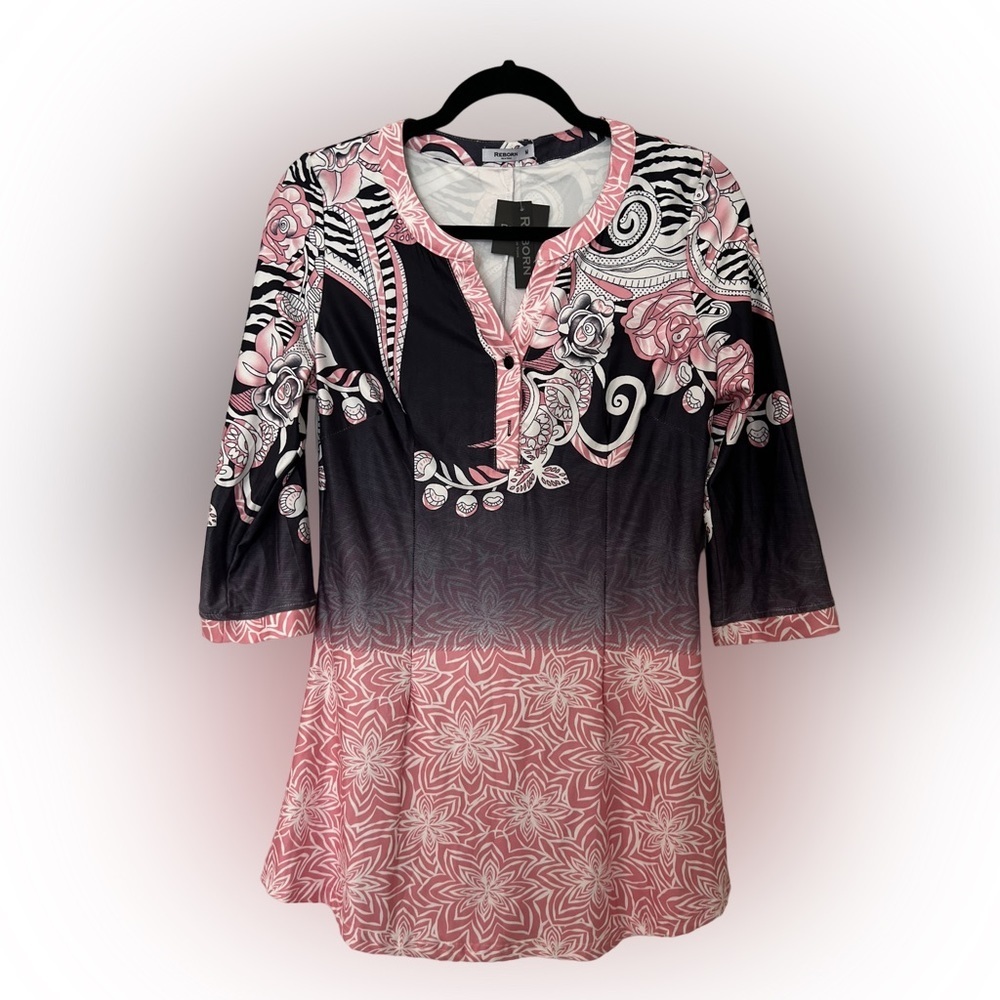 NWT - Reborn - 3/4 Sleeve Midi Dress